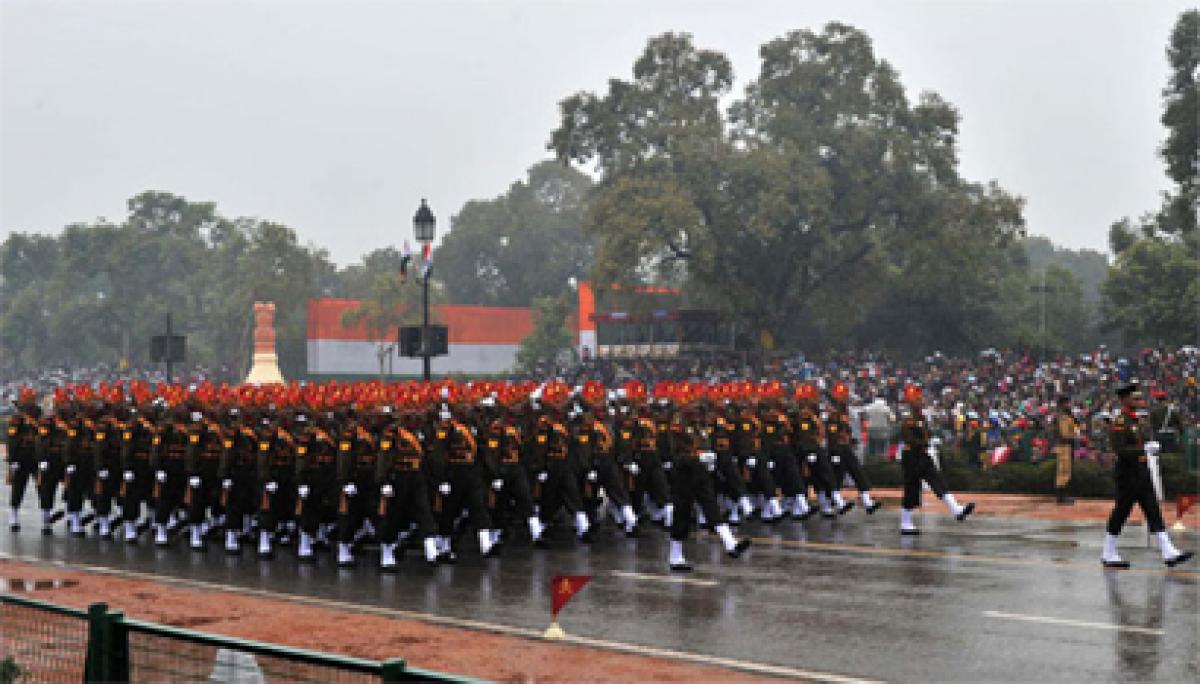 Who were the best marching contingents at Republic Day Parade?